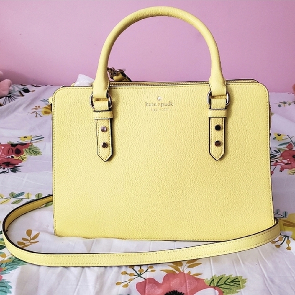 Yellow Kate Spade Mulberry Purse